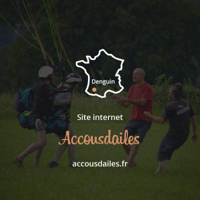 Site internet et photomontage pour l'association Accousdailes basée à Accous en vallée d'Aspe