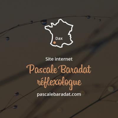 Site internet pour Pascale Baradat, réflexologue à Dax